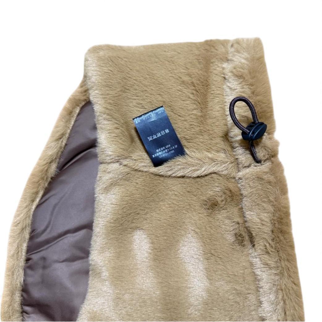 1PIU1UGUALE3 GOLF ネックウォーマー ファー ゴルフウェア