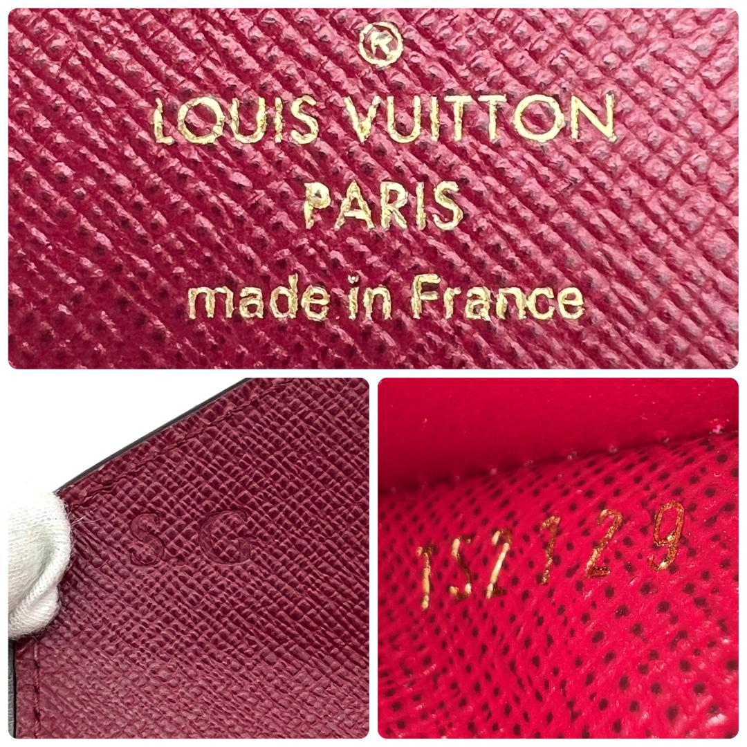 【超極美品】ルイヴィトン モノグラム ポルトフォイユ ゾエ フューシャ A731