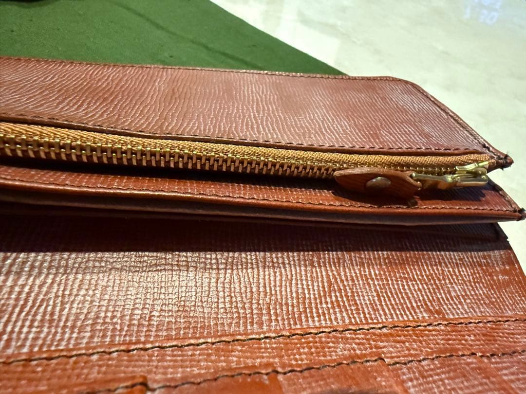 グレンロイヤル ロングウォレット 黒×オックスフォードタン