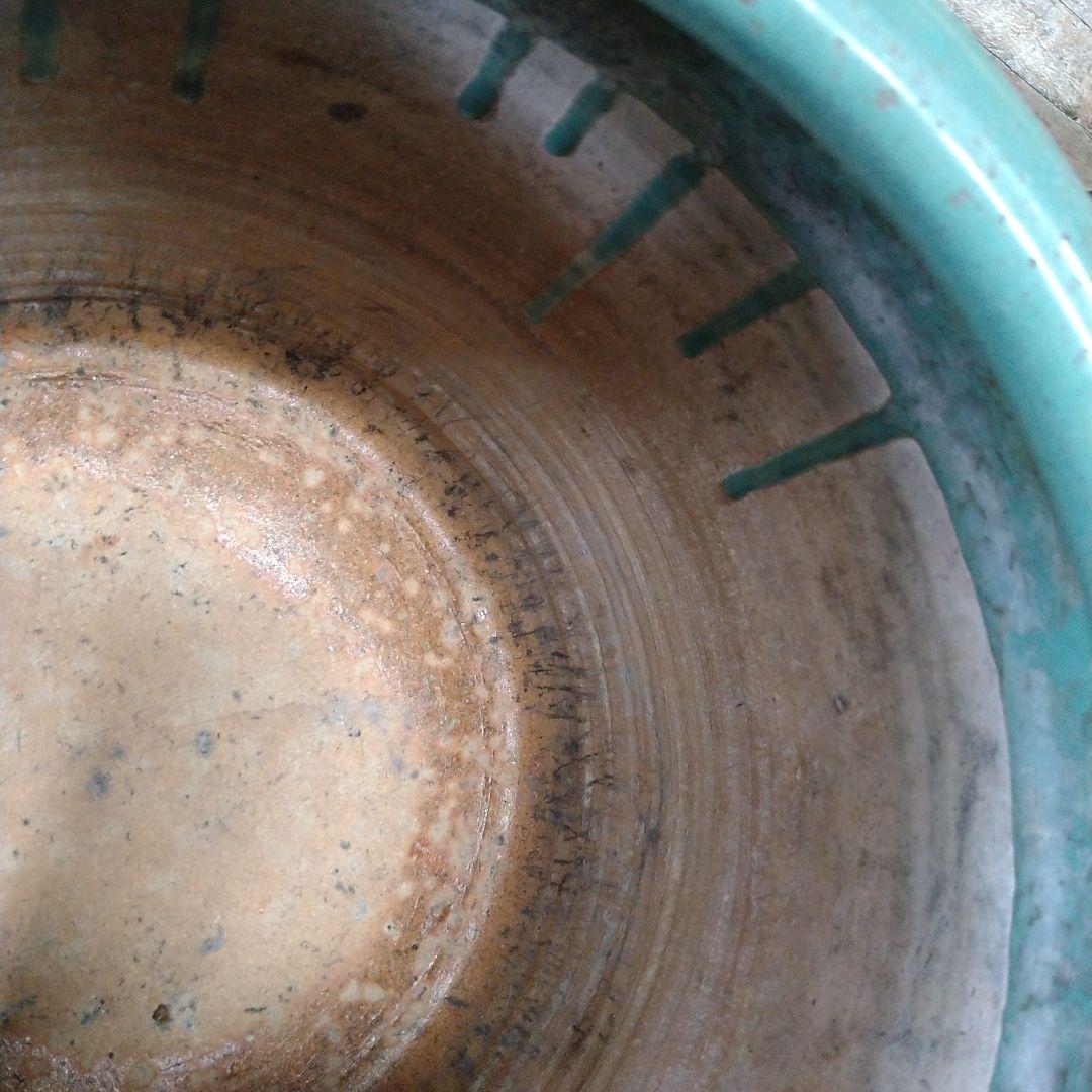 火鉢　3個セット　ばら売り可能　セラミックプランター 緑と黒