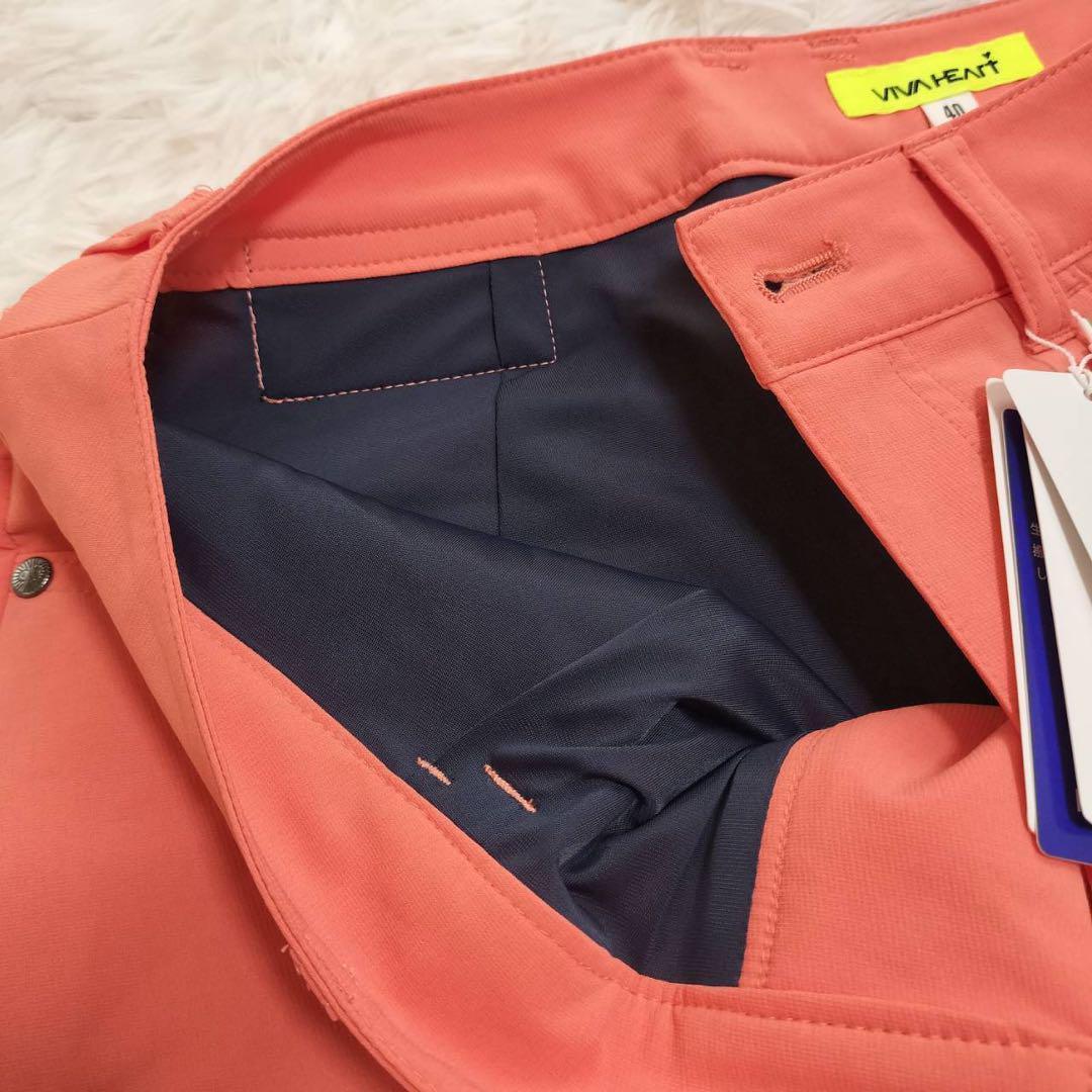 新品タグ付＊VIVAEArtゴルフウェアスカート（40）4WAYストレッチ　撥水