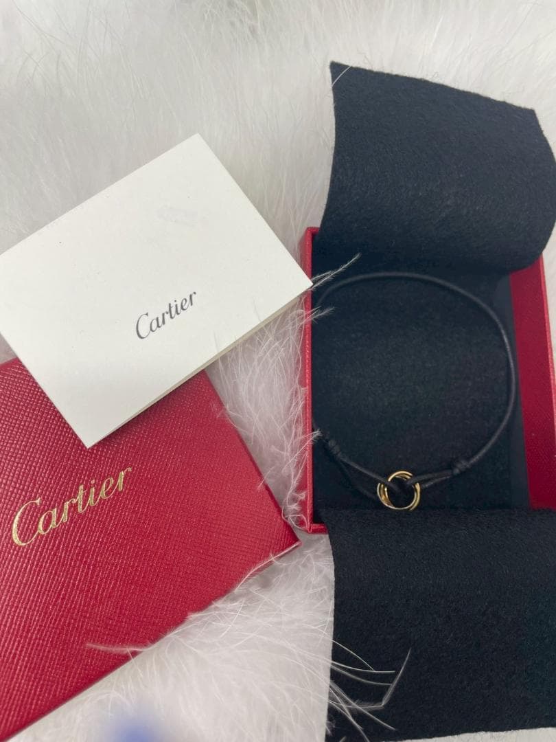 A◆Cartier　カルティエ　トリニティ　コードブレスレット　箱付き　正規品