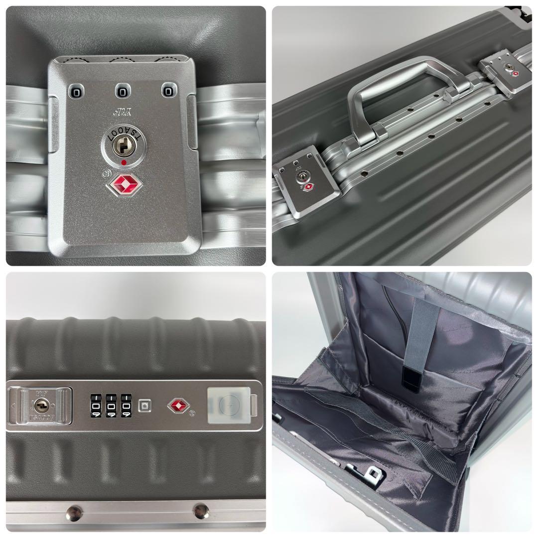 リベティ キャリー スーツケース 4輪 アルミ 40L 機内持込可 機能性 S