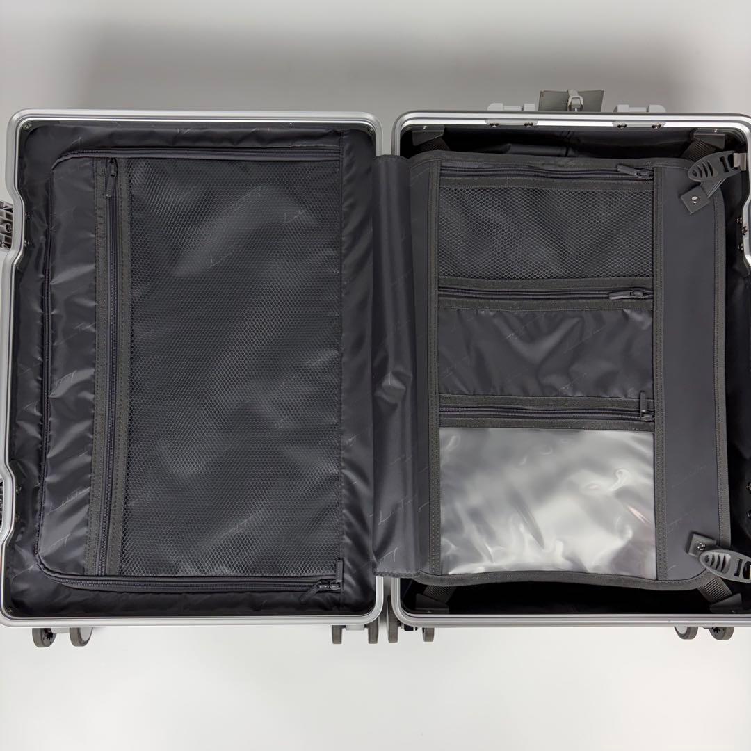 リベティ キャリー スーツケース 4輪 アルミ 40L 機内持込可 機能性 S