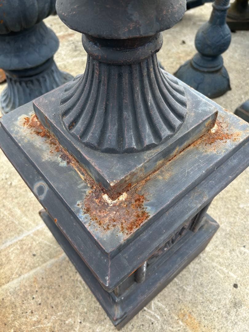 鋳鉄製黒プランター 大型