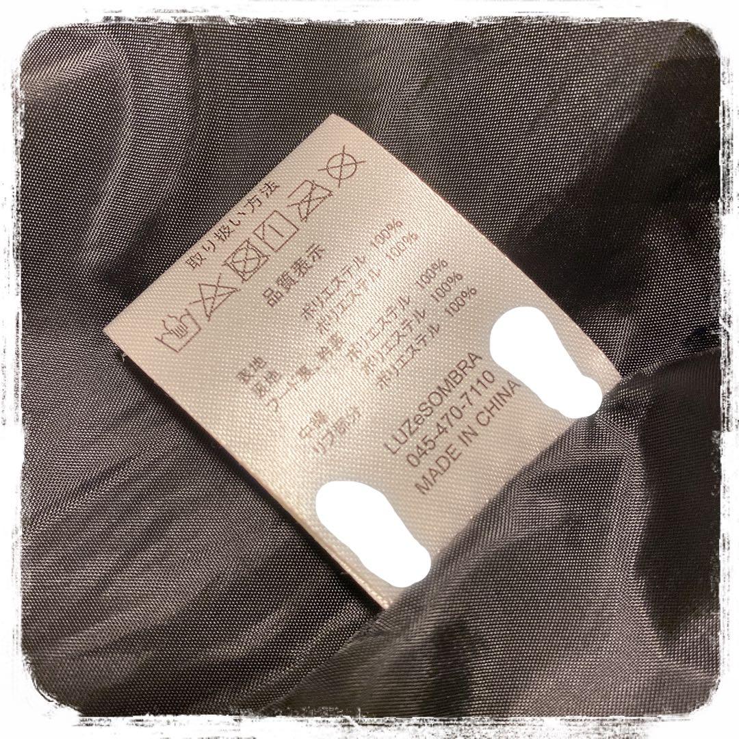 美品 ルースイソンブラ ロングベンチコート ブラック M LUZeSOMBRA