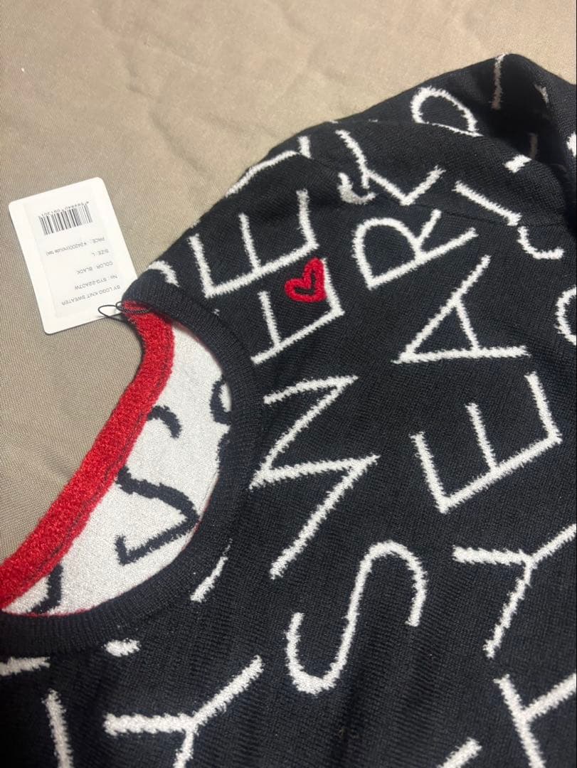 SWEETY YEARS ブラックニットセットアップ Lサイズ　新品タグ付き