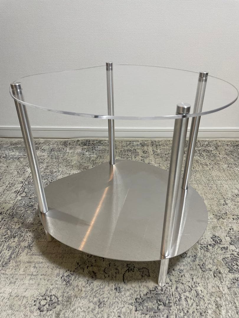 美品♡PLAMAN ステンレス サイドテーブル