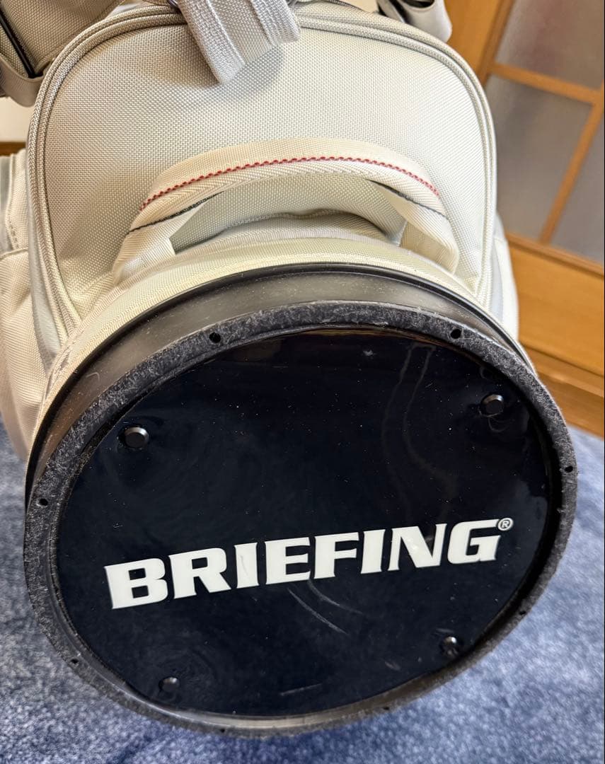 土日限定‼️ BRIEFING ホワイト キャディバッグ