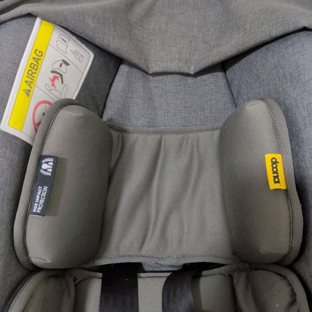 【美品】doona ベビーカー チャイルドシート グレー ISOFIXベース付き