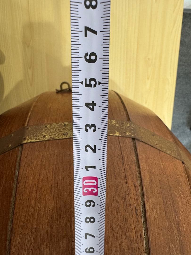 ☆ヴィンテージ 樽型　扉 観音開きウッドラック☆店舗什器☆送料込