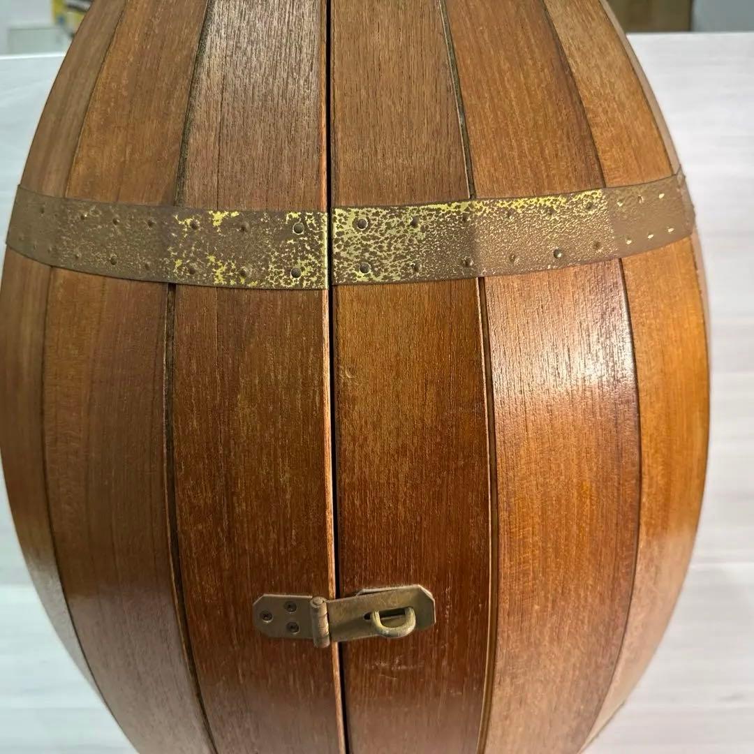 ☆ヴィンテージ 樽型　扉 観音開きウッドラック☆店舗什器☆送料込