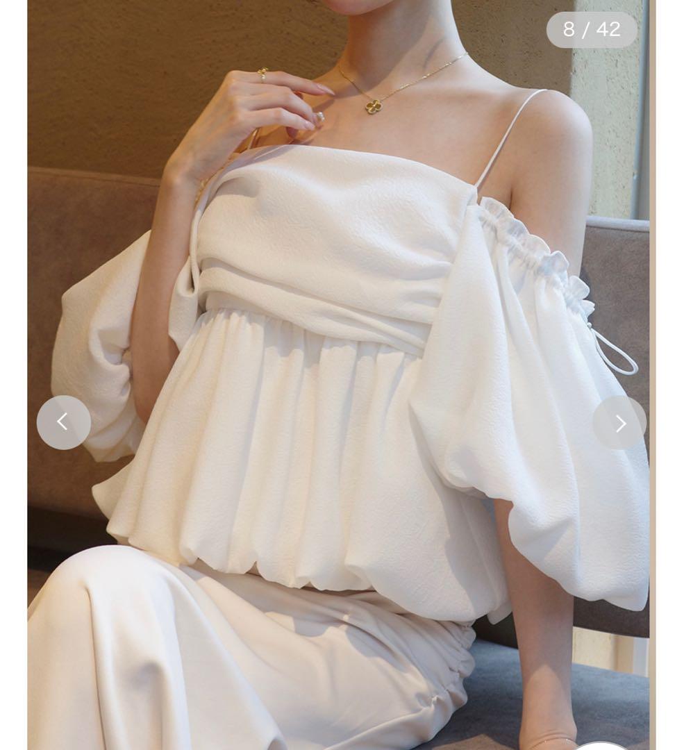 FRAY I.D 3wayオフショルパフスリーブブラウス／ウォッシャブル　完売