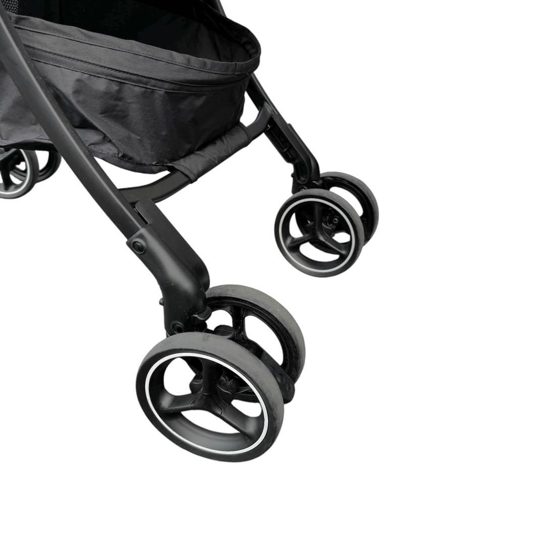 美品✨　アップリカ　ラクーナクッション　AB型　レザーハンドル　フック付属