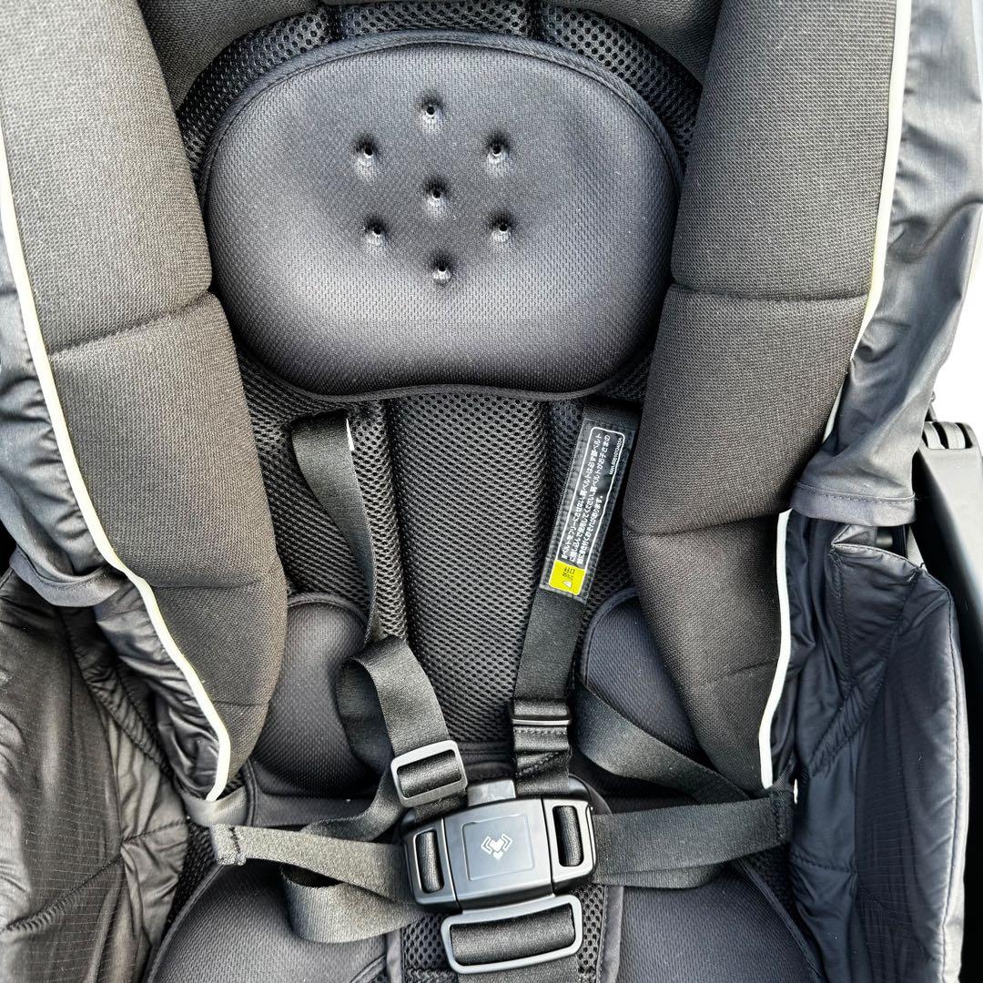 美品✨　アップリカ　ラクーナクッション　AB型　レザーハンドル　フック付属