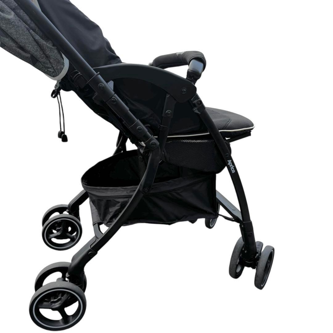 美品✨　アップリカ　ラクーナクッション　AB型　レザーハンドル　フック付属