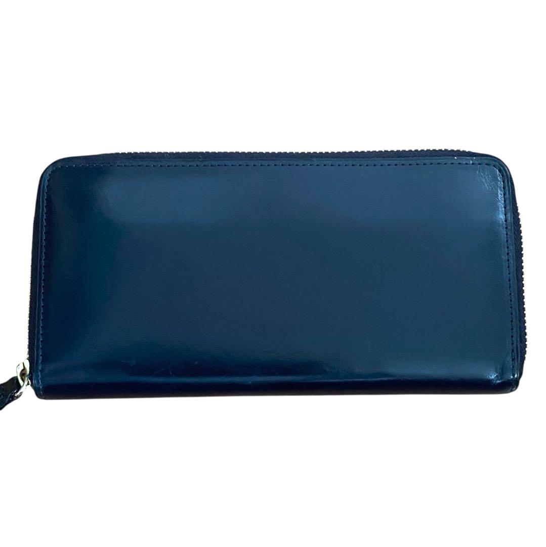 COCOMEISTER【美品】コードバン/スムースレザー ラウンドジップ財布