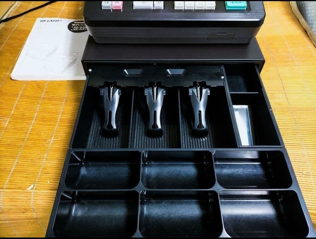 シャープレジスター　XE-A407　PC連携売上管理　上位機種　444777