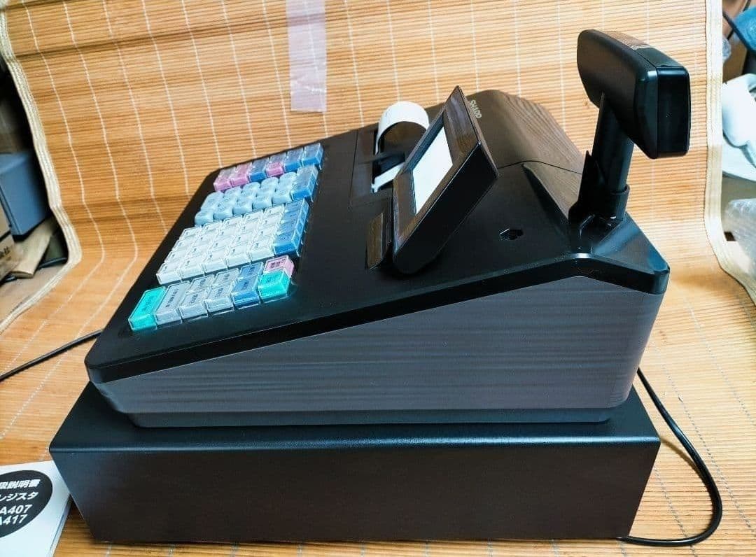 シャープレジスター　XE-A407　PC連携売上管理　上位機種　444777