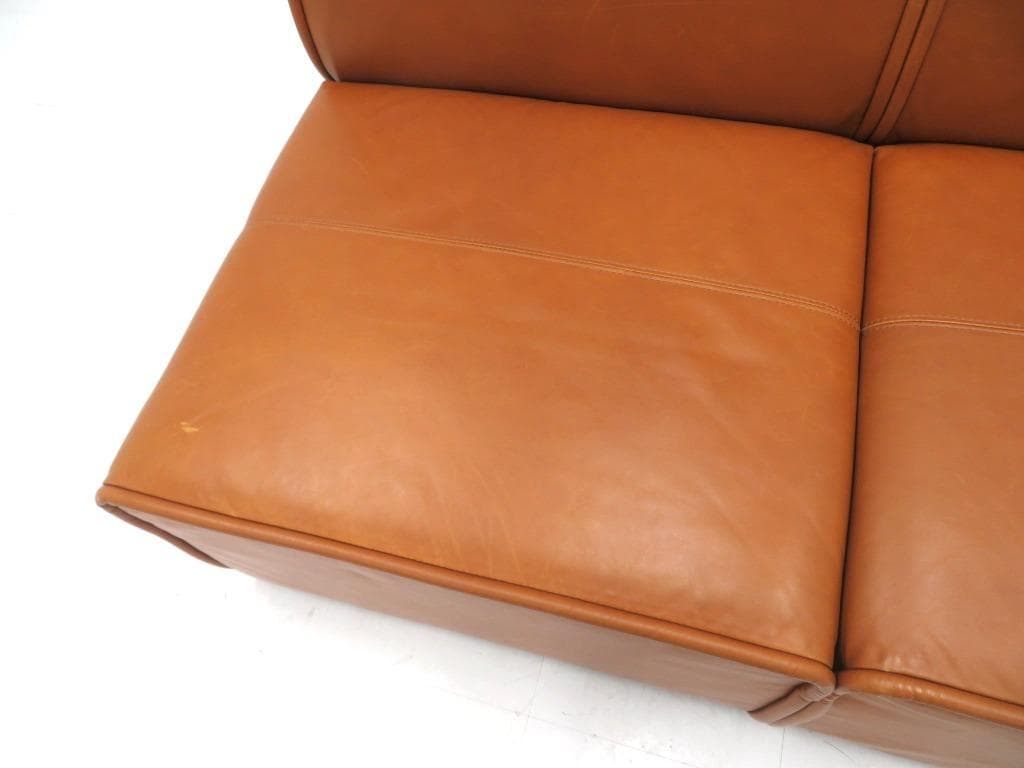 展示品　ボーコンセプト　総本革　レザー　グロッソ　2人掛けソファ　ラブソファ