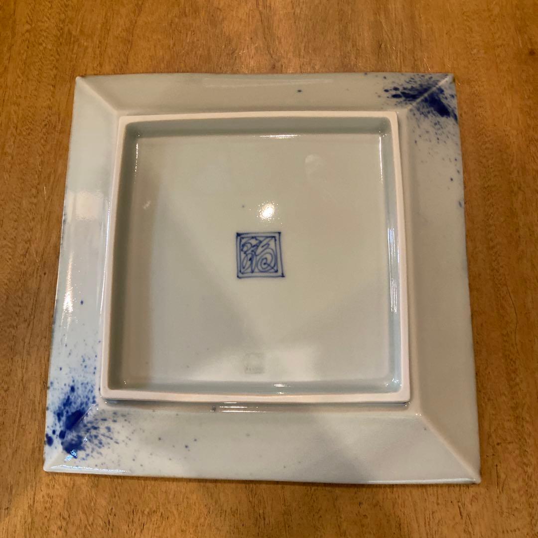 有田焼福泉窯染付け干支皿蛇