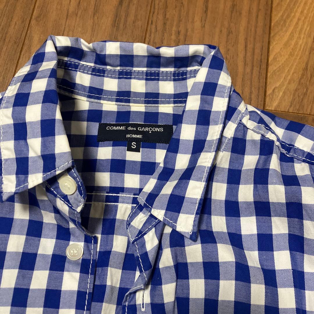 COMME des GARCONS HOMME ギンガムチェックシャツS