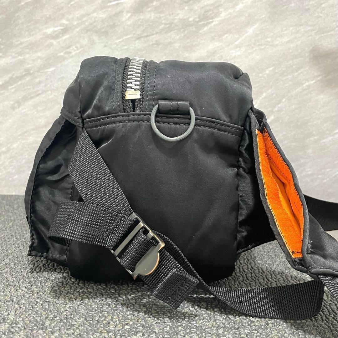 人気 美品✨ PORTER タンカー ウエストバック 黒 ヒップバッグ