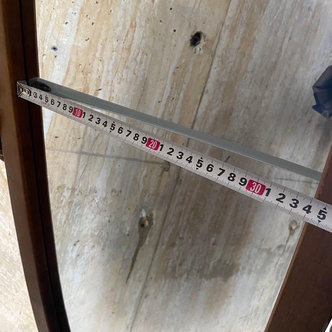 オーバル型　スタンドミラー　クラシックカントリー　楕円　レトロ