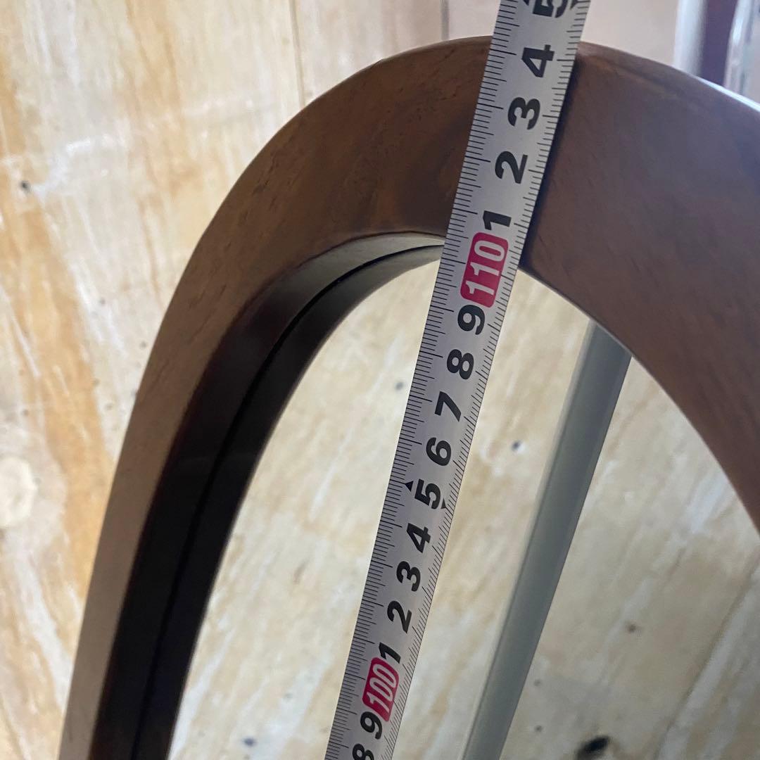 オーバル型　スタンドミラー　クラシックカントリー　楕円　レトロ