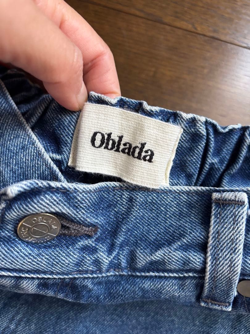 美品　オブラダ oblada スケータージーンズ ブルー サイズXS