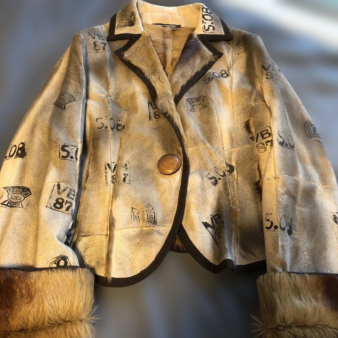 collectionPRIVEE? コレクションプリヴェ　ヤギ革ジャケット46