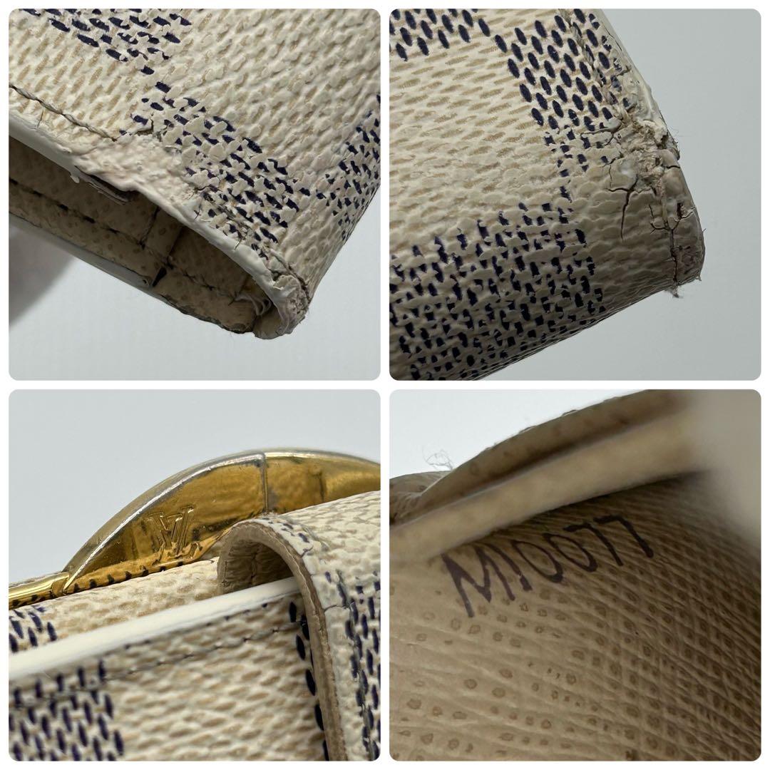 ルイ ヴィトン ダミエ アズール ポルトフォイユ ヴィエノワ がま口