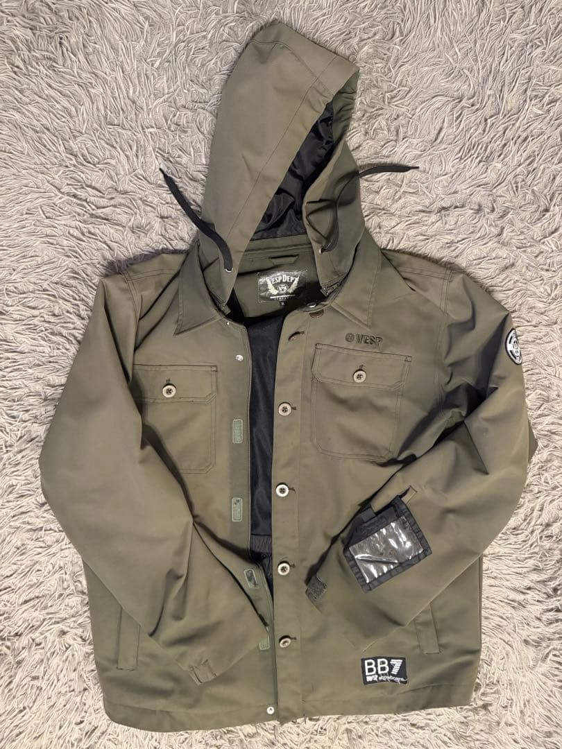 VESP BB7 スノーボードウェア オリーブ 上下セット