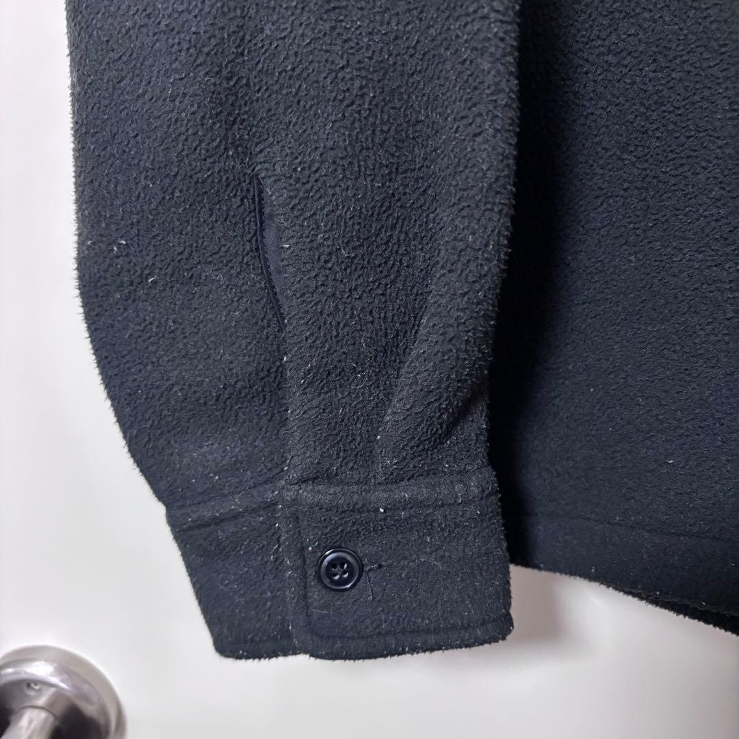 supreme Polartec Pullover Shirt シャツ 黒 S