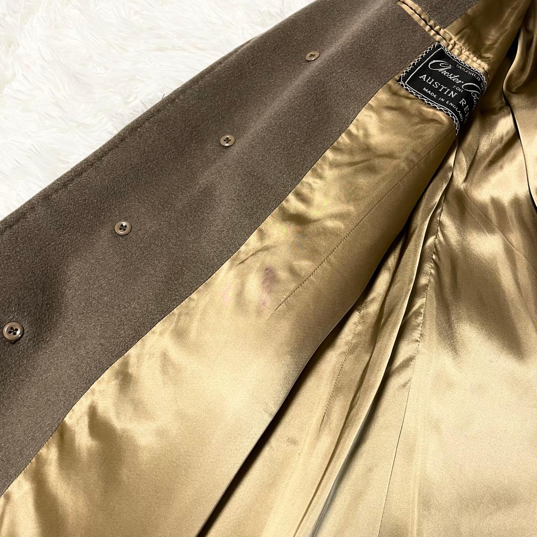 【美品】チェスターバリーオースチンリード カシミヤ100% チェスターコート