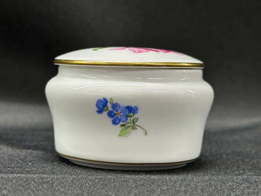 【美品】meissen マイセン　小物入れ　蓋物　アクセサリー　容器
