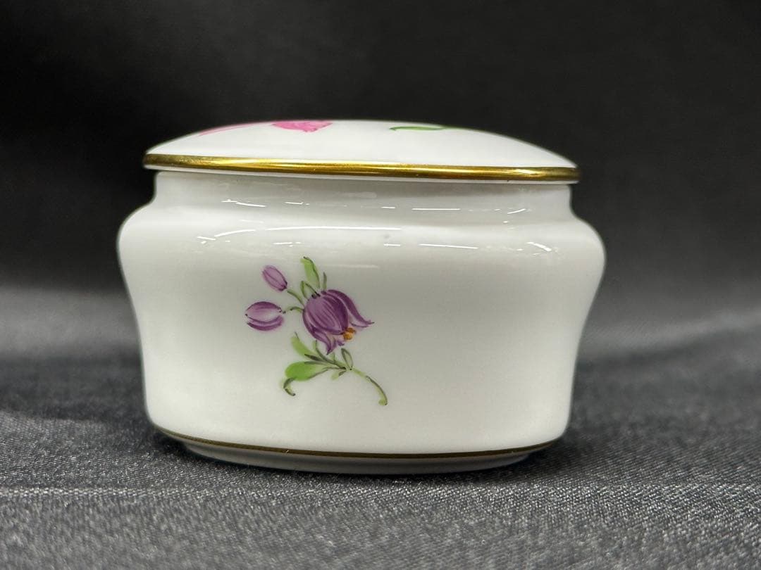 【美品】meissen マイセン　小物入れ　蓋物　アクセサリー　容器