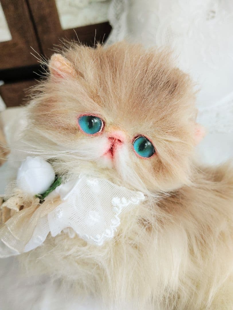 きらりちゃん御予約❤️家族募集❤子猫のフワリちゃん♡アートドール♡ぬいぐるみ♡