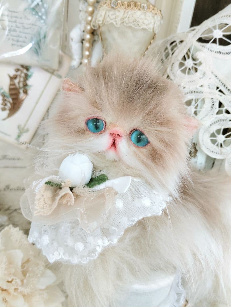 きらりちゃん御予約❤️家族募集❤子猫のフワリちゃん♡アートドール♡ぬいぐるみ♡