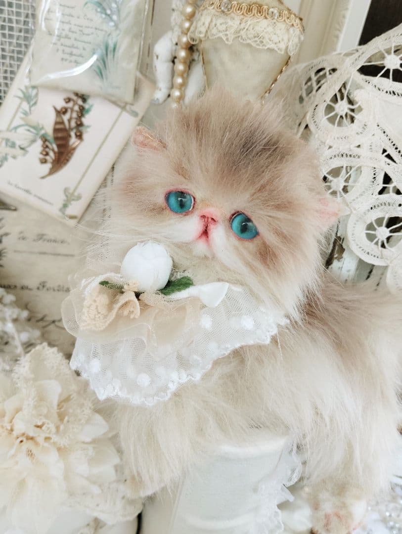 きらりちゃん御予約❤️家族募集❤子猫のフワリちゃん♡アートドール♡ぬいぐるみ♡