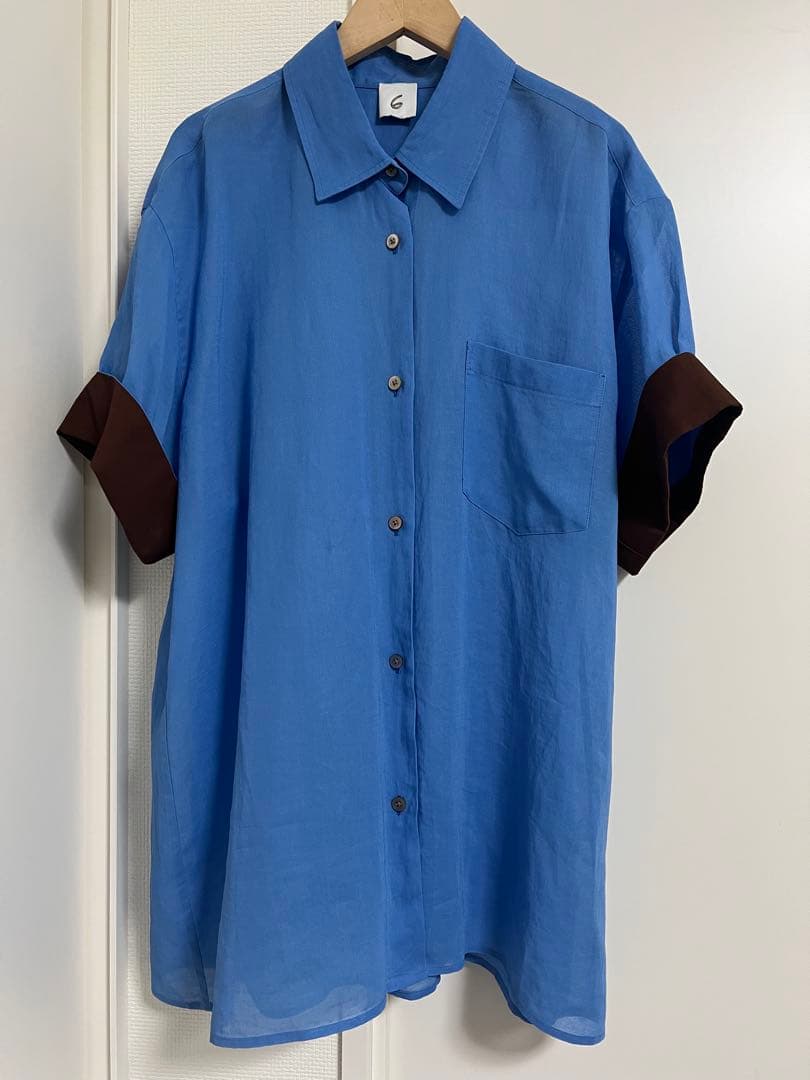 ＜6(ROKU)＞スケ ショートスリーブ シャツ