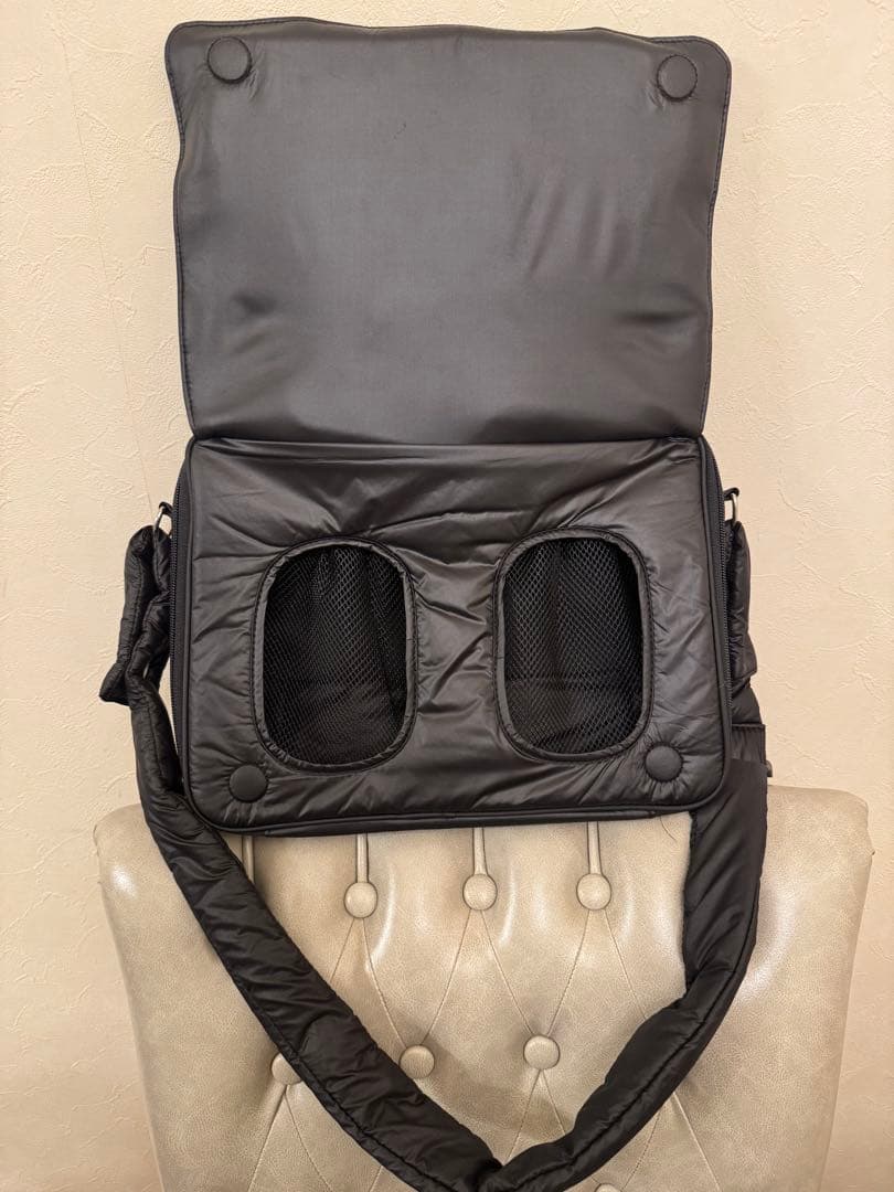 Calin ブラック マザーズバッグ