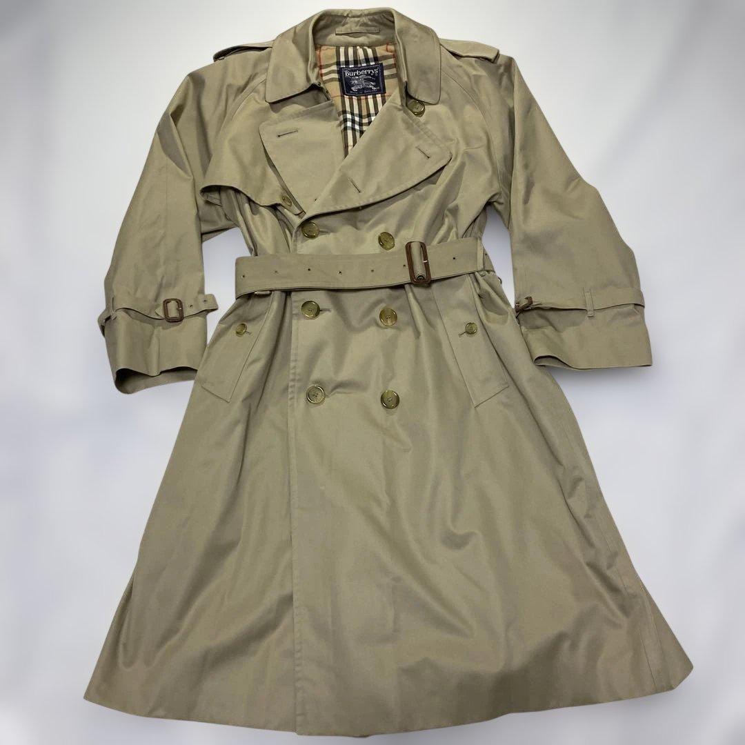 【極美品】Burberrys バーバリーズ トレンチコート コート 90s XL