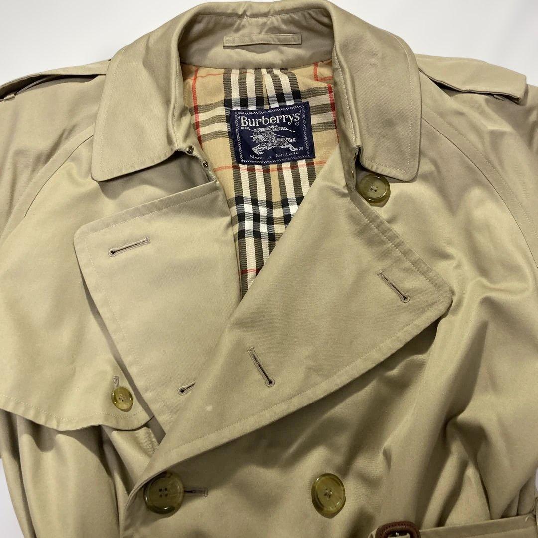 【極美品】Burberrys バーバリーズ トレンチコート コート 90s XL