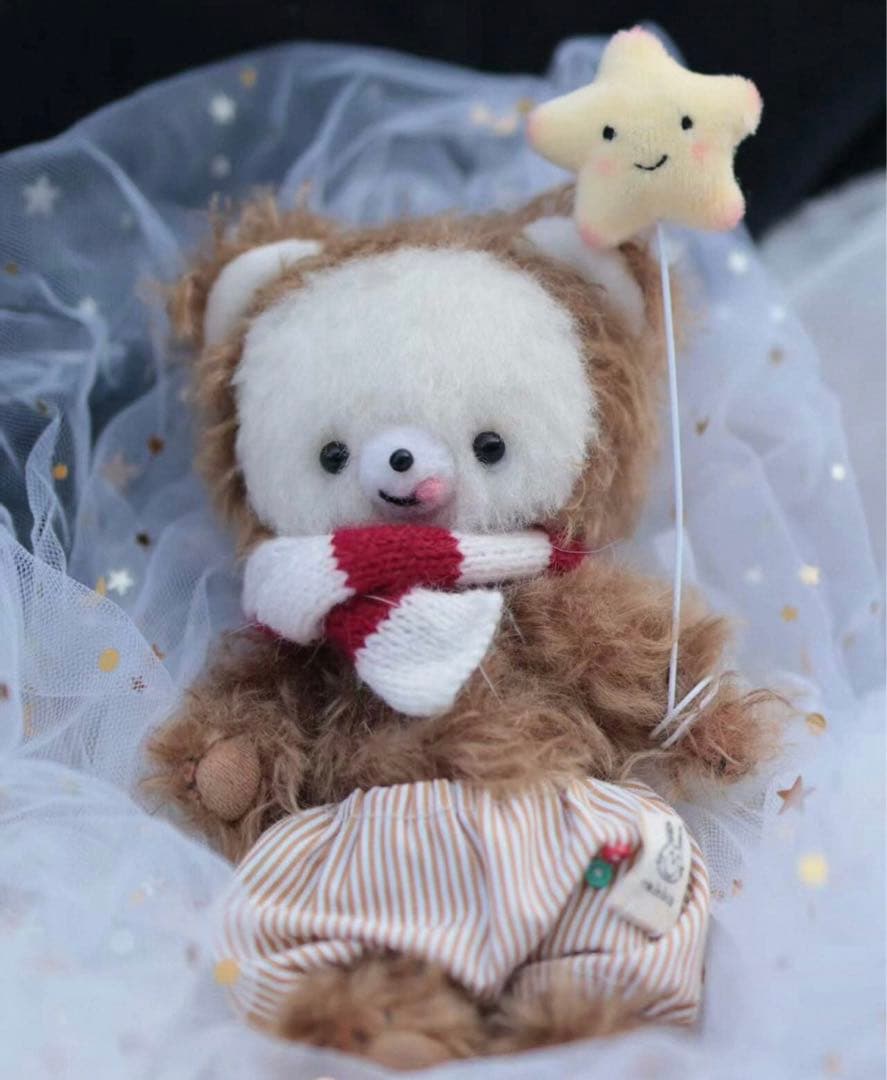 星へ願うくまさん アーティストベア テディベア 海外作家様 ハンドメイド