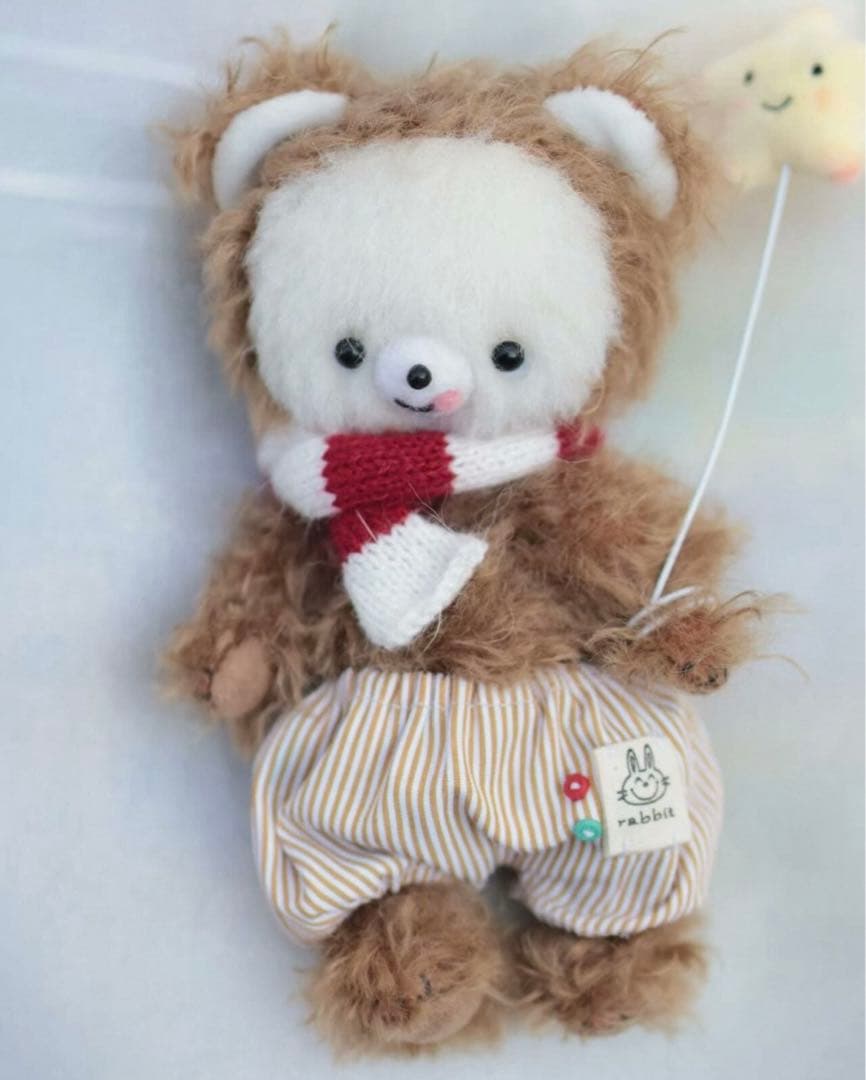 星へ願うくまさん アーティストベア テディベア 海外作家様 ハンドメイド