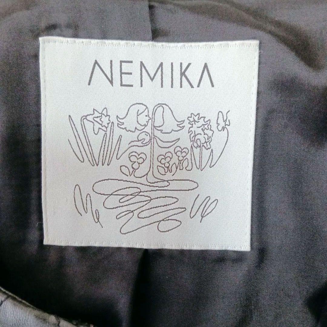 NEMIKA　13号　レザージャケット　羊皮　黒
