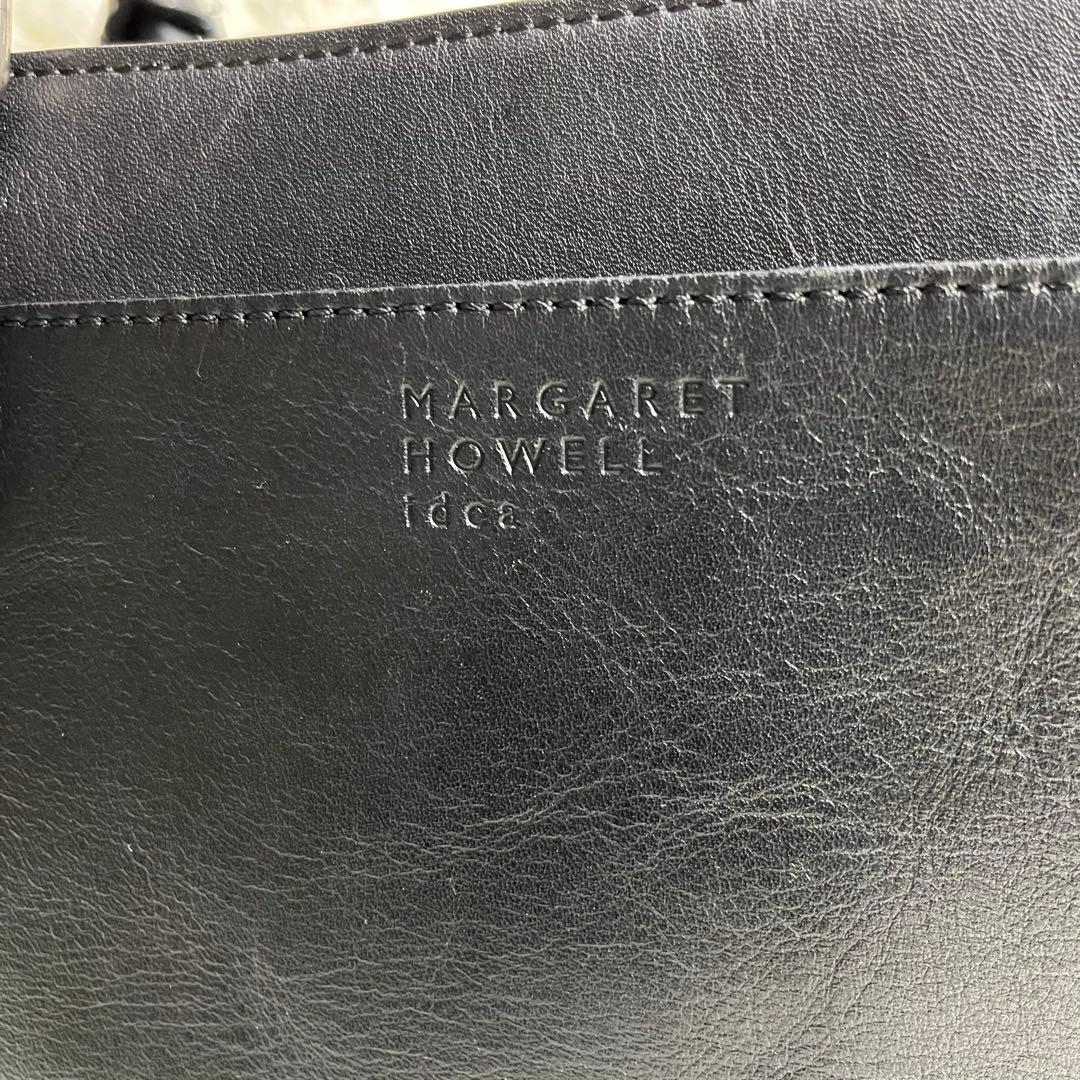 MARGARET HOWELL idea レザートートバッグ 本革 A4 黒
