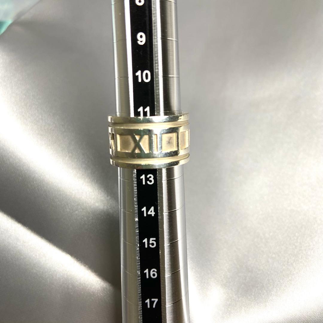 ティファニー　アトラスワイドリング　925 シルバーリング　12号