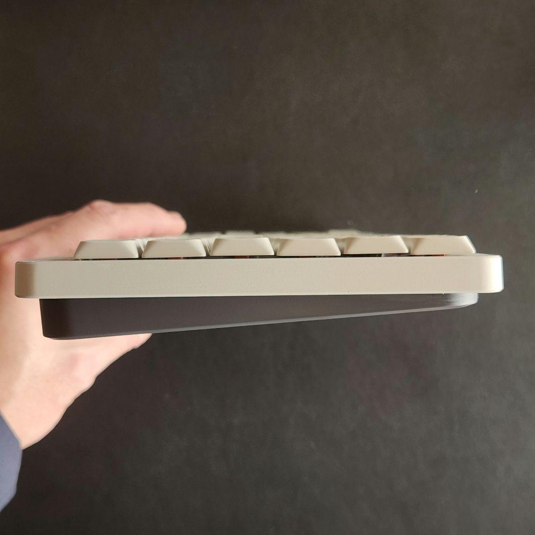 Nuphy Node 75 Lunar White 赤軸 Red Nano